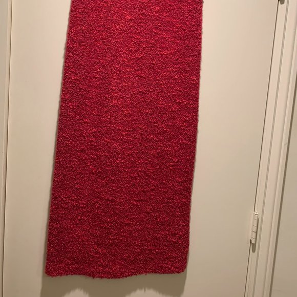 Vintage Red Knit Top and Skirt Set - Picture 5 of 11